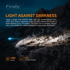 Fenix LD32 UVC XHP 35 HI And 10mW UVC LED Flashlight Black -Online Camping Supplies LD32 9 600x600 0461fdd0 8659 4a0e a455 e16fb090fd4c