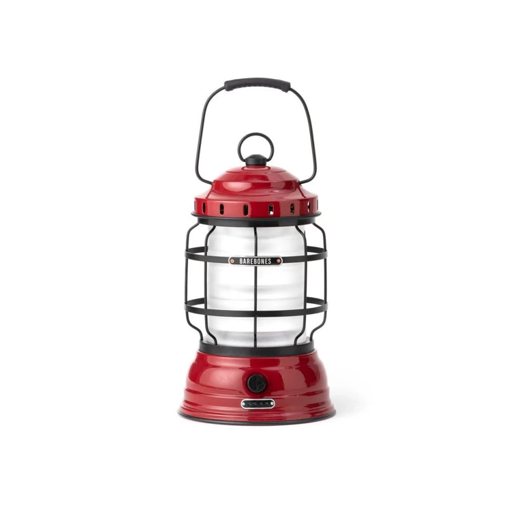 Barebones Forest Lantern Red 3 Barebones Forest Lantern Red