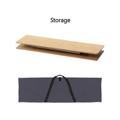 Snow Peak Single Action Table Long, Bamboo Top 11 Snow Peak Single Action Table Long, Bamboo Top -Online Camping Supplies LV 015TR 03