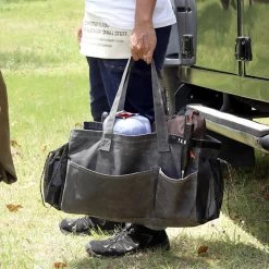 Post General Waxed Canvas Tool Bag Rectangle - Grey -Online Camping Supplies Life 01 96c21fb5 25d8 4c3d 94b8 e06cc6f0cac6