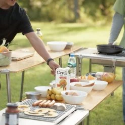 Snow Peak IGT Multi Function Table Bamboo Top -Online Camping Supplies Lifestylephoto