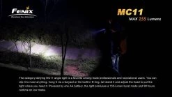 Fenix MC11 Anglelight Black Upgraded Version 155 Lumens 22 Fenix MC11 Anglelight Black Upgraded Version 155 Lumens -Online Camping Supplies MC11 2 34871 64017.1443047020