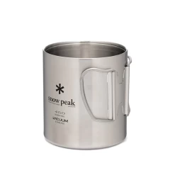 Snow Peak Stainless Vacuum Double Wall 450 Mug -Online Camping Supplies MG 214 04