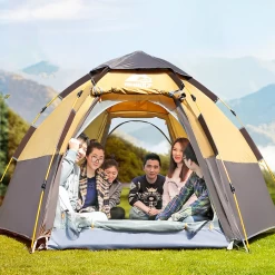 Hewolf 3-5 Person Automatic System Large Outdoor Camping Tent -Online Camping Supplies MON 1789 BLU 5