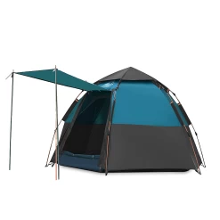 Hewolf 3-5 Person Automatic System Large Outdoor Camping Tent -Online Camping Supplies MON 1789 BLU 6