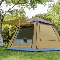 Hewolf Large 8 Person Square Top Automatic Tent -Online Camping Supplies MON 1847 CAM 5