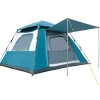 Hewolf Auto 4 Person Tent Teal -Online Camping Supplies MON 2011 TEAL 5