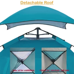 Hewolf Auto 4 Person Tent Teal 16 Hewolf Auto 4 Person Tent Teal -Online Camping Supplies MON 2011 TEAL 8 600x600 d9a2104b c0aa 4478 86e1 23d1034b0ba0