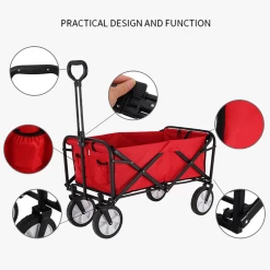 Camp Leader Camping Push Wagon - Black 12 Camp Leader Camping Push Wagon - Black -Online Camping Supplies MON42 10 edited