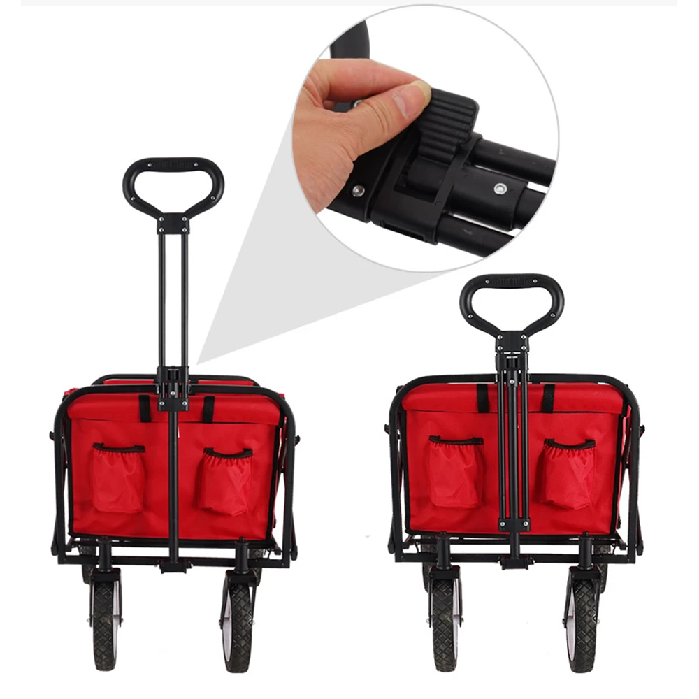 Camp Leader Camping Push Wagon - Black 4 Camp Leader Camping Push Wagon - Black - Image 2