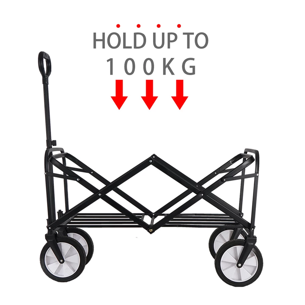 Camp Leader Camping Push Wagon - Black 6 Camp Leader Camping Push Wagon - Black - Image 4