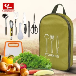 Camp Leader Outdoor Kitchenware 8 Piece Set -Online Camping Supplies MON44 3