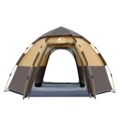 Hewolf 3-5 Person Automatic System Large Outdoor Camping Tent -Online Camping Supplies Munwhite