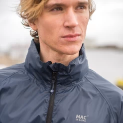 Mac In A Sac Origin Unisex Waterproof 7000mm Packable Jacket -Online Camping Supplies Navy blue 9