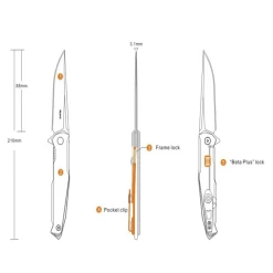 Ruike P108-SF Knife -Online Camping Supplies P108 SF 4