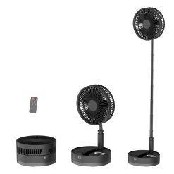 P10 Folding Retractable Camping Fan - Black -Online Camping Supplies P10 5