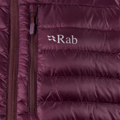 Rab Microlight Jacket Women's - Eggplant -Online Camping Supplies QDA 95 EG 6