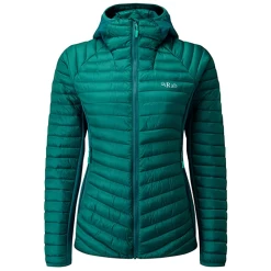Rab Cirrus Flex Hoody Women's - Atlantis 10 Rab Cirrus Flex Hoody Women's - Atlantis -Online Camping Supplies QIO 34 AT 2