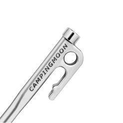 Campingmoon 8 Pieces Tent Pegs Silver - 20CM -Online Camping Supplies R20 8 3