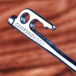 Campingmoon Stainless Steel Tent Pegs Silver 25 Campingmoon Stainless Steel Tent Pegs Silver -Online Camping Supplies R26 8 7