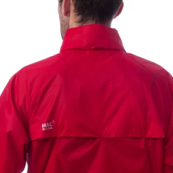 Mac In A Sac Origin Unisex Waterproof 7000mm Packable Jacket -Online Camping Supplies Red 9