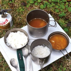 Snow Peak Titanium Trek Combo 10 Snow Peak Titanium Trek Combo -Online Camping Supplies SCS 010T