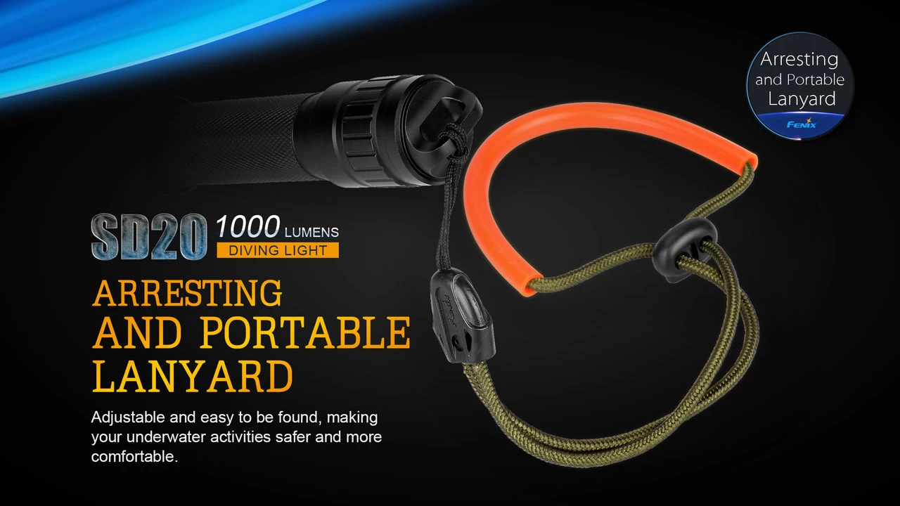 Fenix SD20 LED Diving Light 10 Fenix SD20 LED Diving Light - Image 8