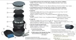 Soto Navigator Cookware System -Online Camping Supplies SOD 501 10