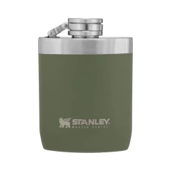 Stanley Master Flask Black 8oz -Online Camping Supplies STANLEY C2 AE Master Series Unbreakable 8oz Hip Flask 1