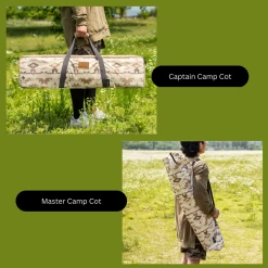 KZM Camp Cot Bed -Online Camping Supplies Storagebag