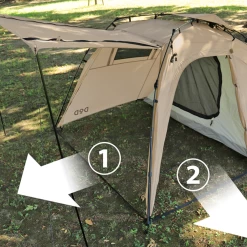 DoD Rider's Bike In Tent -Online Camping Supplies T2 466 TN 06