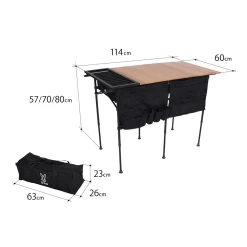 DoD Soto-Day Chu-Bow 2 Table -Online Camping Supplies TB6 652 BG 6