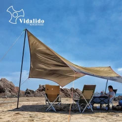 Vidalido Butterfly Tarp L - Tan -Online Camping Supplies TP 500 2