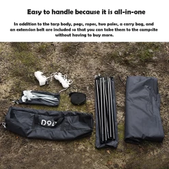 DoD Itsuka No Tarp -Online Camping Supplies TT5 631 BK 9 b42eb850 ba82 41b4 a60f ca5eb00f994c