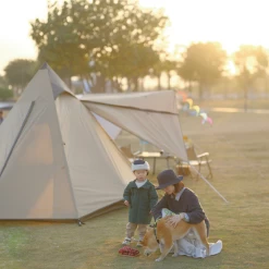 Vidalido 3 - 4 Person Automatic Teepee Tent -Online Camping Supplies TV 063 TAN 7