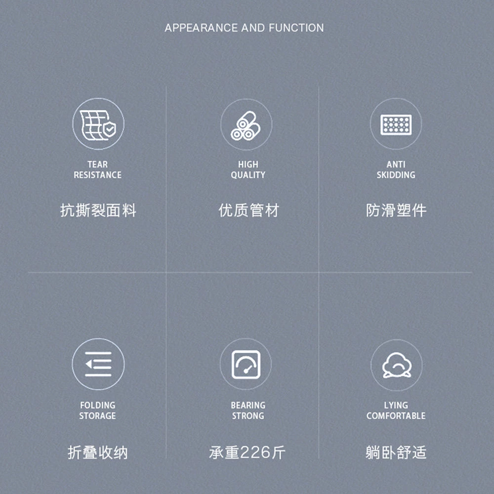 Adventurer Tanxianzhe Portable Campbed Khaki 6 Adventurer Tanxianzhe Portable Campbed Khaki - Image 4