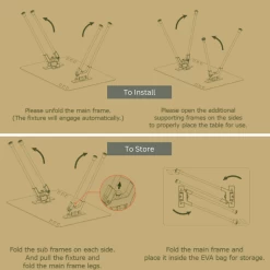 Cargo Container Small Camping Table End Table -Online Camping Supplies Touse 4283fa34 b0bc 41ac bcf5 080b1ca730d7