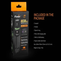 Fenix UC30 Flashlight - 1000 Lumens -Online Camping Supplies UC30 8