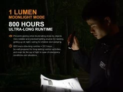 Fenix UC35 V2.0 XP-L HI V3 USB Rechargeable LED Flashlight -Online Camping Supplies UC35 V2 flashlight Moonlight