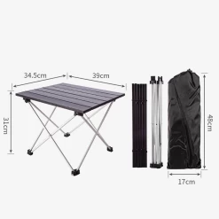 Camp Leader Aluminium Folding Table Black -Online Camping Supplies Untitled 4