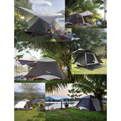 Vidalido Auto Tent - Coffee -Online Camping Supplies VIDALIDOAUTOTENCOFFEE 06