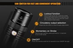 Fenix FD45 Ledflashlight 900 Lumen Black -Online Camping Supplies fenix fd45 focus flashlight operation