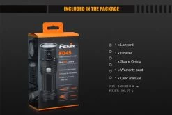 Fenix FD45 Ledflashlight 900 Lumen Black -Online Camping Supplies fenix fd45 focus flashlight package