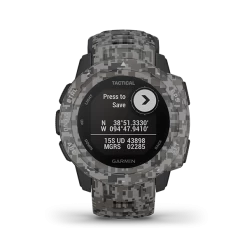 Garmin Instinct Tactical Camo GPS Smartwatch -Online Camping Supplies instinct tractical camo graphite image 02