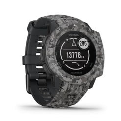 Garmin Instinct Tactical Camo GPS Smartwatch -Online Camping Supplies instinct tractical camo graphite image 03