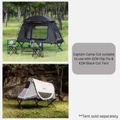 KZM Camp Cot Bed -Online Camping Supplies lp