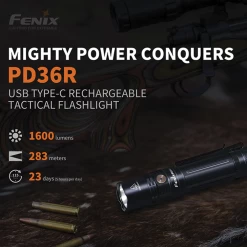 [Special Bundle 2 For 1] Fenix PD36R Rechargeable Flashlight + (Free) E01 V2.0 -Online Camping Supplies pd36r e01 v2.0 03 1