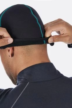 Rab Powerstretch Beanie - Black/Red Logo 9 Rab Powerstretch Beanie - Black/Red Logo -Online Camping Supplies qaa 11 pic02