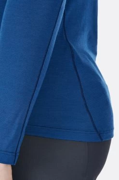 Rab Forge Long Sleeve Tee Women's - Blueprints -Online Camping Supplies qbu 86 pic05