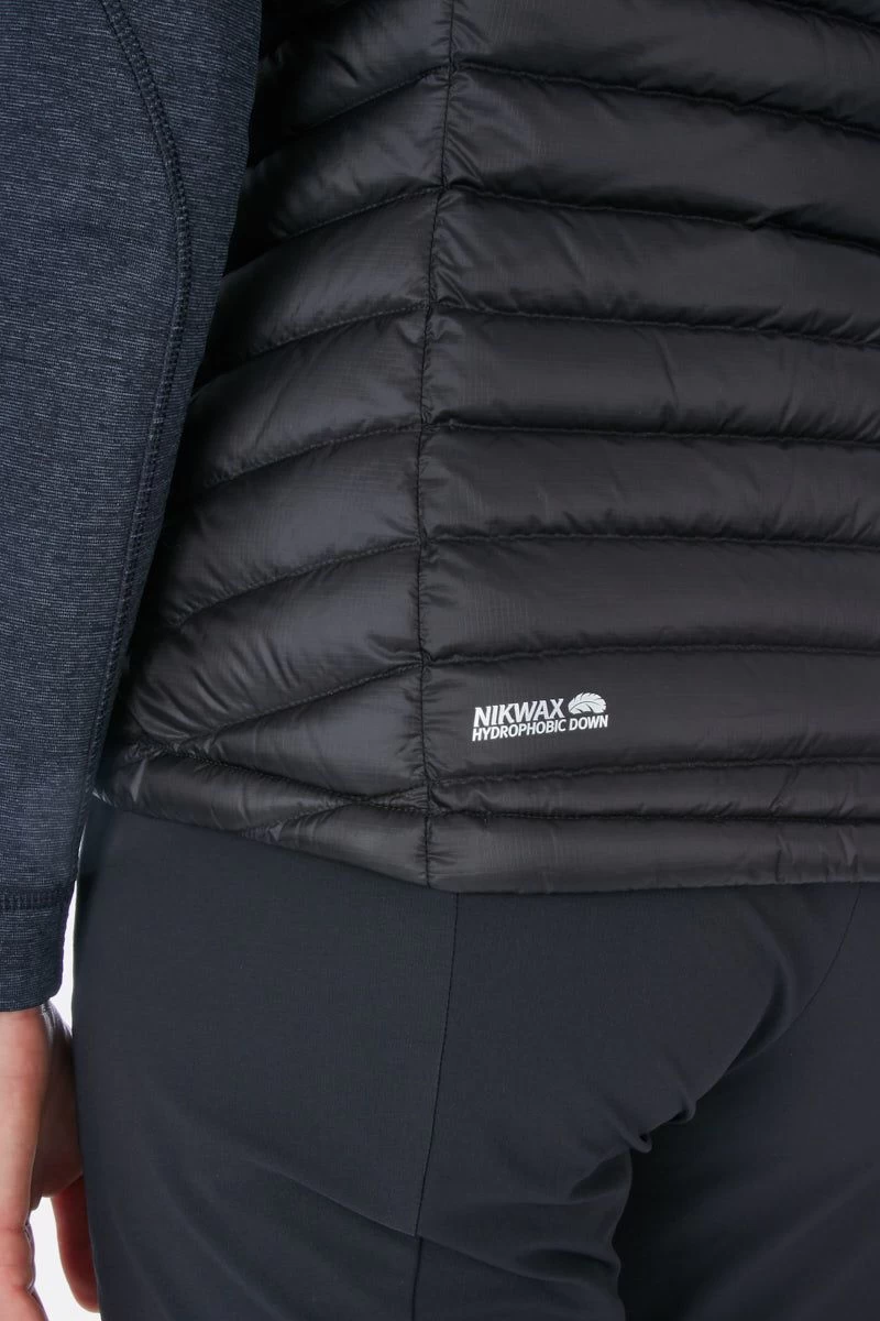 Rab Microlight Vest Women's Black/Seaglass 6 Rab Microlight Vest Women's Black/Seaglass - Image 4